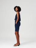 Navy Tailored Bermuda Shorts