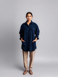 Navy Utility Overshirt — Navy