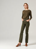 Olive Straight Leg Jeans
