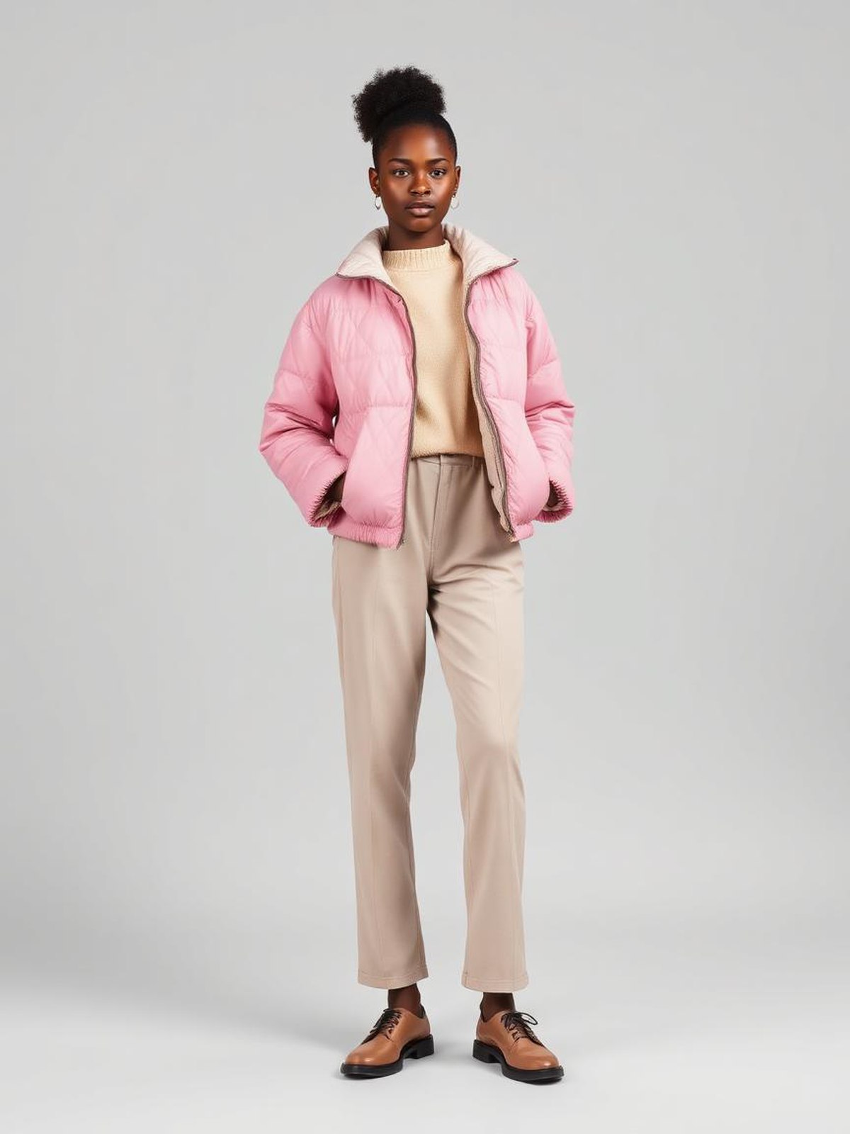 Pink Quilted Liner Jacket — Pink