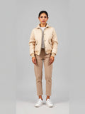 Quilted Liner Jacket — Cream