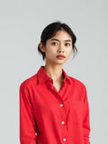 Red Poplin Shirt