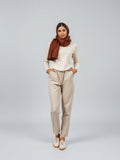 Satin Hair Scarf — Brown
