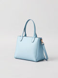 Sky Blue Shoulder Baguette Bag