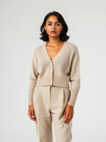 Stone Cropped Cardigan