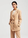 Stone Double Breasted Blazer