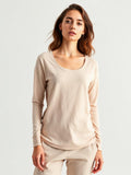 Stone Scoop Neck Long Sleeve Tee