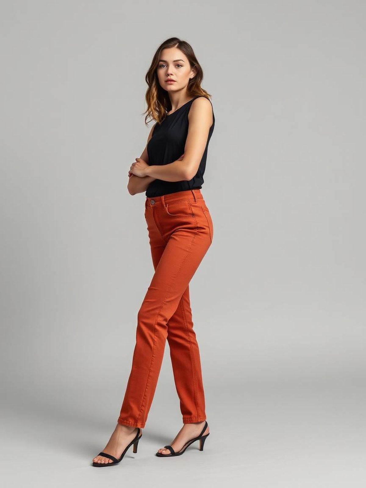 Terracotta Straight Leg Jeans
